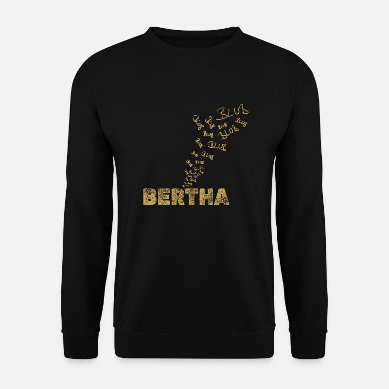 Bertha as a boat - Unisex Sweatshirt - black