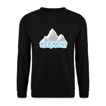 Mount Kerinchi - Unisex Sweatshirt - black - Front - Alina (178cm) & Michal (187cm)
