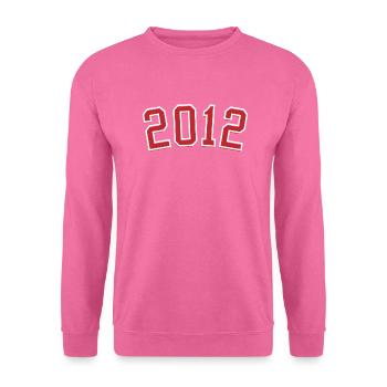Jahrgang Sport 2012 - Unisex Pullover - Pink - Vorne