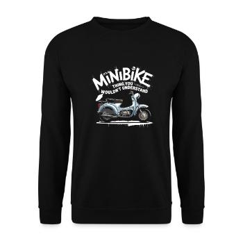 Design de -moto cool et amusant - Sweat-shirt Unisexe - noir - Devant - Alina (178cm) & Michal (187cm)