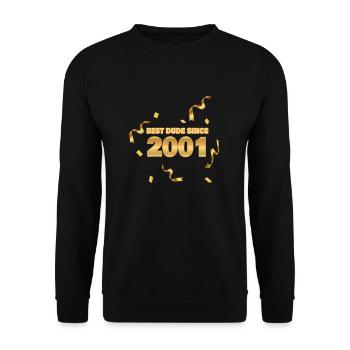 Year 2001 - Unisex Sweatshirt - black - Front - Alina (178cm) & Michal (187cm)