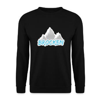 Piece - Unisex Sweatshirt - black - Front - Alina (178cm) & Michal (187cm)