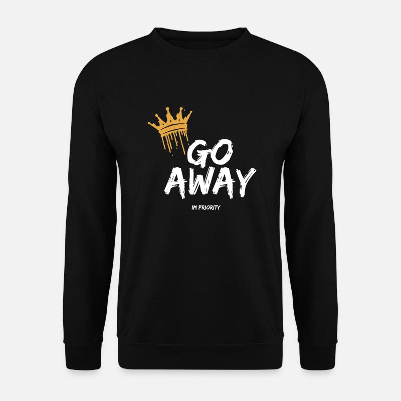 GoAway - Unisex Pullover - Schwarz