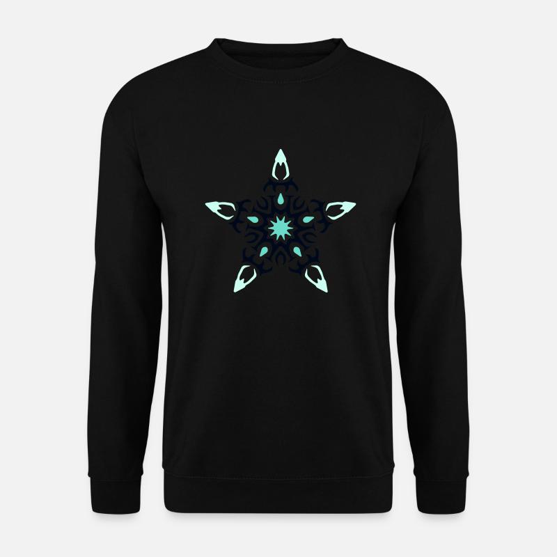 stern tribal - Unisex Pullover - Schwarz