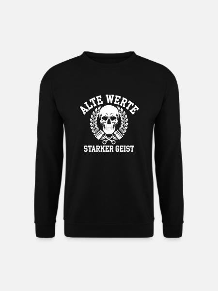 Alte Werte, Starker Geist - Unisex Sweatshirt - black