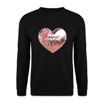 Untitled Design 27 - Unisex Sweatshirt - black - Front - Alina (178cm) & Michal (187cm)