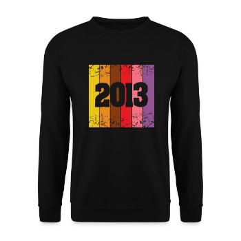 2013 - Unisex Pullover - Schwarz - Vorne - Alina (178cm) & Michal (187cm)