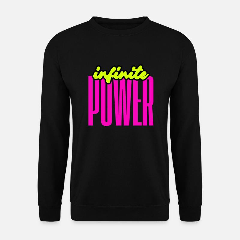 infinitepower - Unisex Pullover - Schwarz