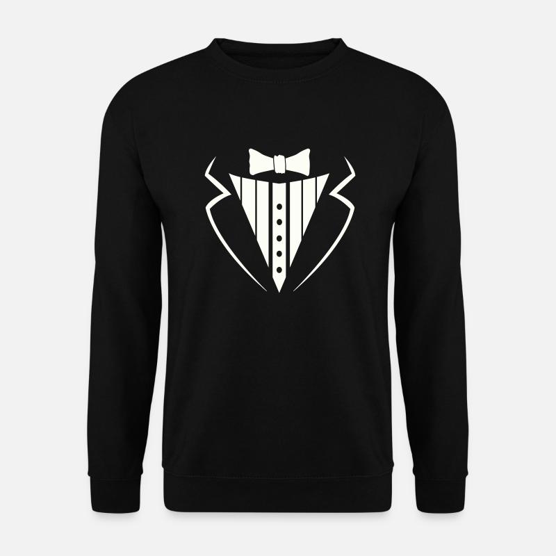 anzug texedo - Unisex Pullover - Schwarz