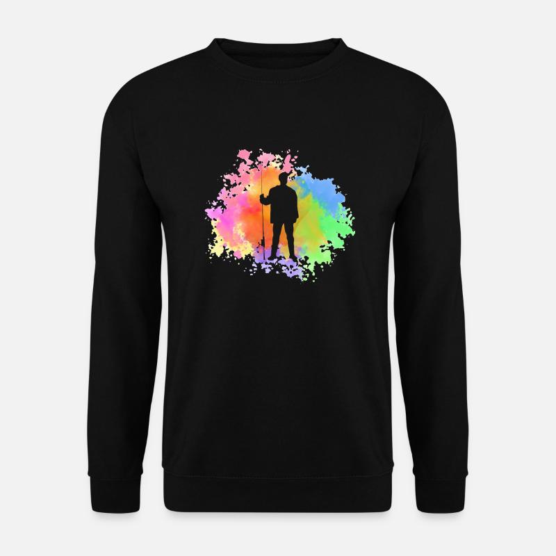 Angler Angeln - Unisex Pullover - Schwarz
