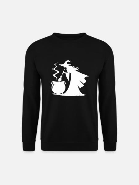 Witch Cooking Pot - Unisex Sweatshirt - black