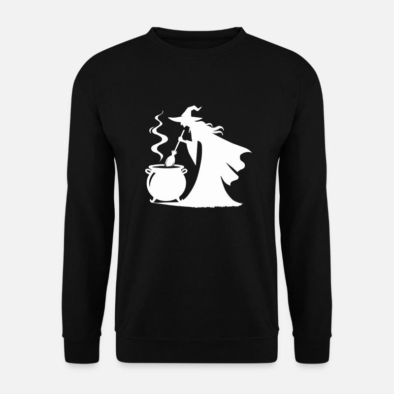 Witch Cooking Pot - Unisex Sweatshirt - black
