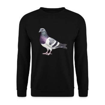 Dove - Unisex Sweatshirt - black - Front - Alina (178cm) & Michal (187cm)