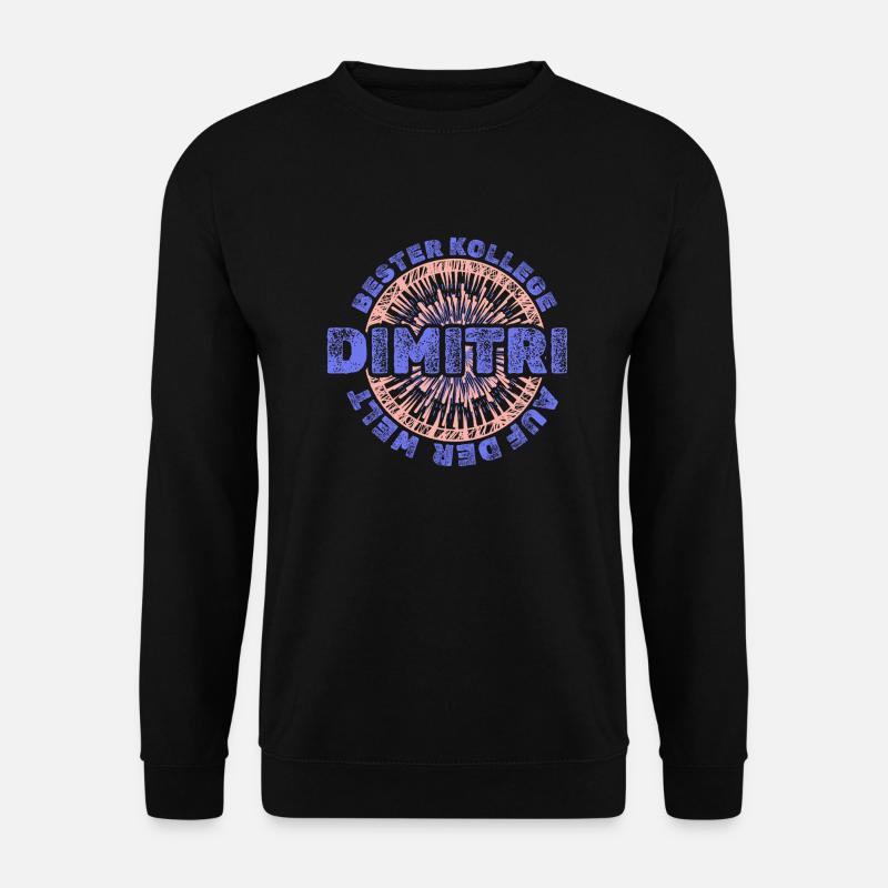 First name Dimitri - Unisex Sweatshirt - black