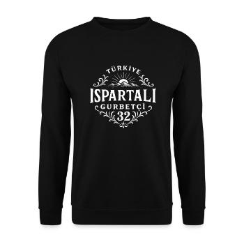 Isparta - Unisex Pullover - Schwarz - Vorne - Alina (178cm) & Michal (187cm)