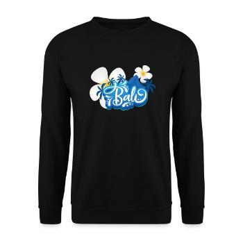 L’île de Bali : paradis tropical et trésor culturel - Sweat-shirt Unisexe - noir - Devant - Alina (178cm) & Michal (187cm)