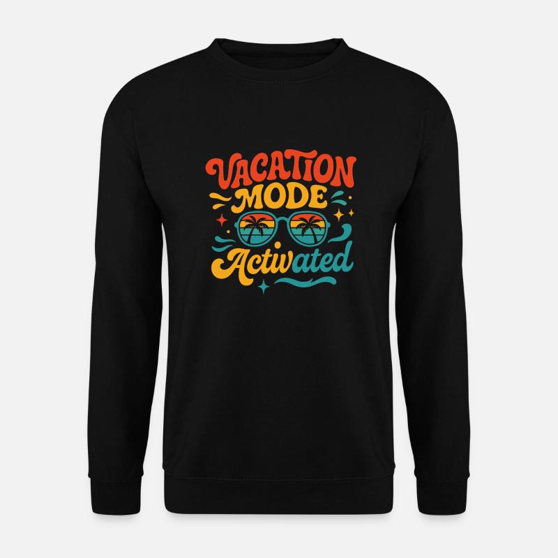 Plage Summer Vibes activée par le mode vacances - Sweat-shirt Unisexe - noir