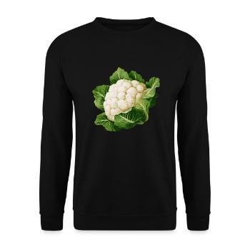 Chou-fleur - Sweat-shirt Unisexe - noir - Devant - Alina (178cm) & Michal (187cm)