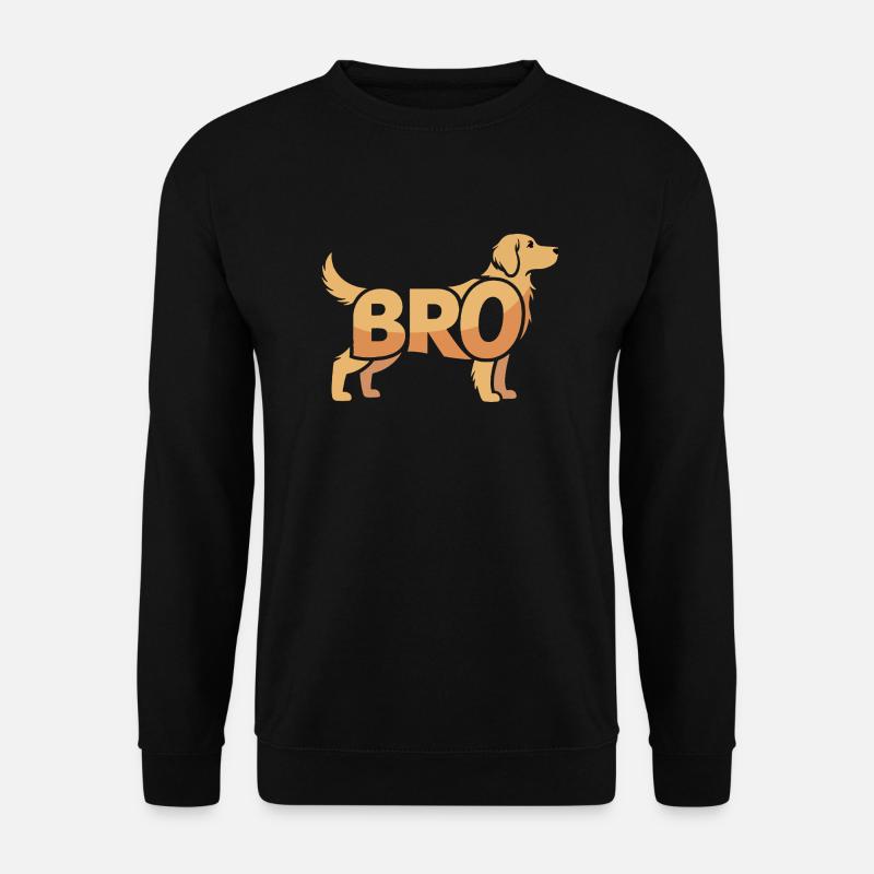 Bro Dog - Cooles Haustier-Logo - Unisex Pullover - Schwarz