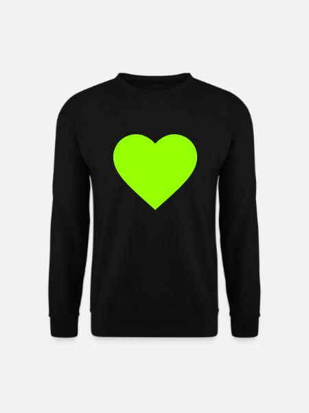 the green heart - Unisex Pullover - Schwarz