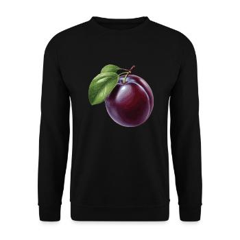 Plum - Unisex Sweatshirt - black - Front - Alina (178cm) & Michal (187cm)