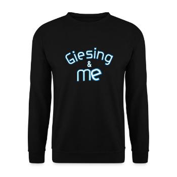 Giesing and I - Unisex Sweatshirt - black - Front - Alina (178cm) & Michal (187cm)