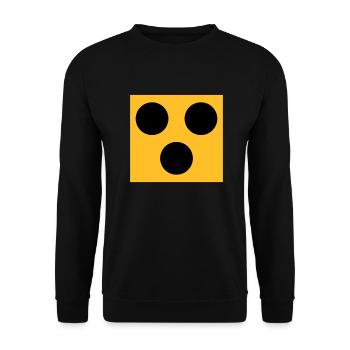 blind - Unisex Pullover - Schwarz - Vorne - Alina (178cm) & Michal (187cm)