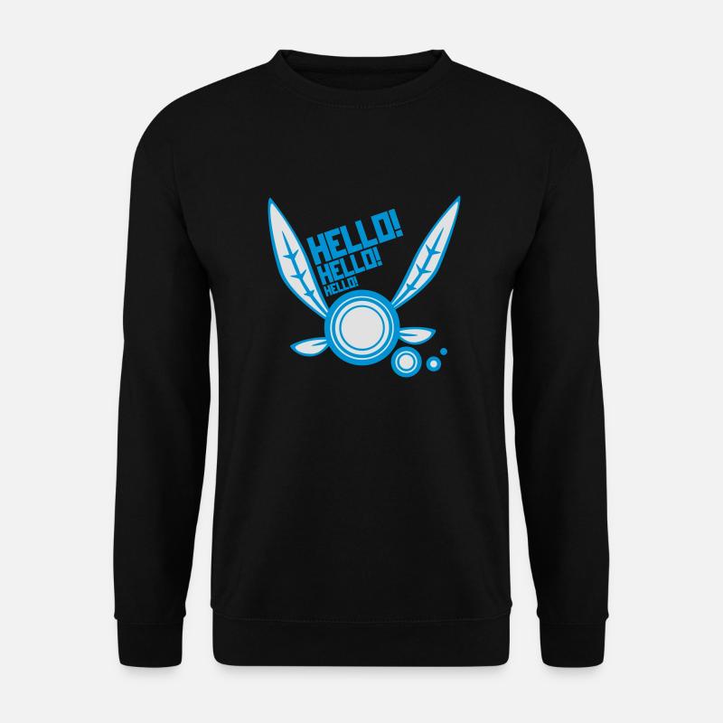 Fee "Hallo!" - Unisex Pullover - Schwarz