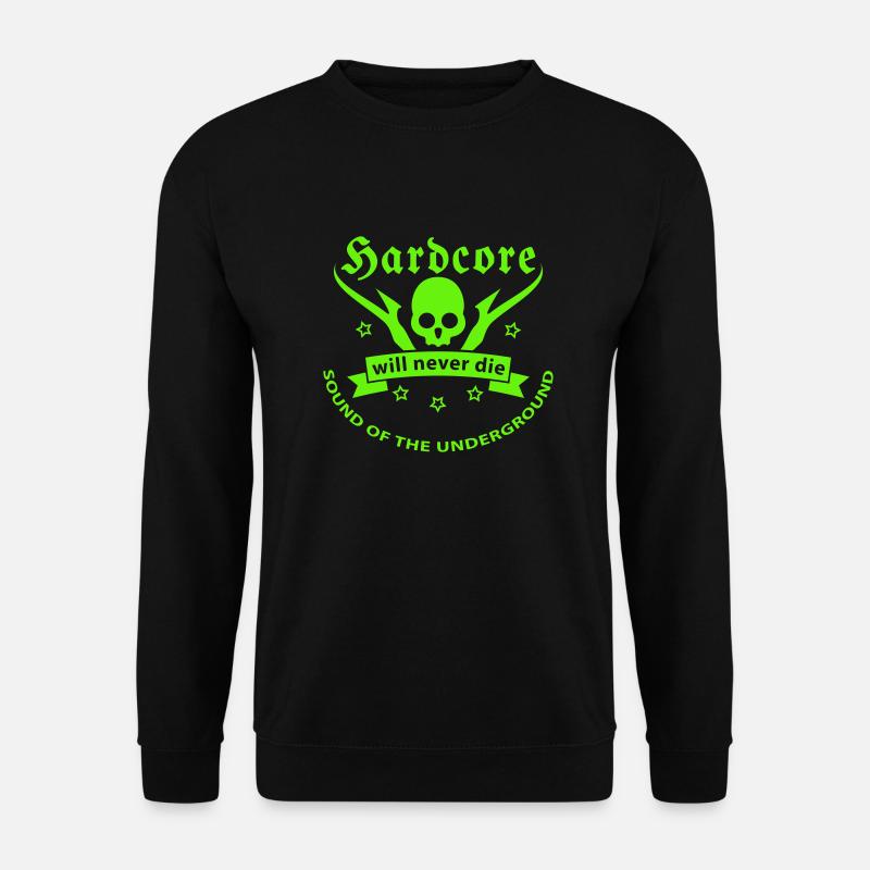 techno - Unisex Pullover - Schwarz