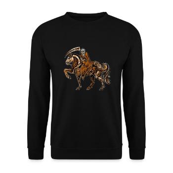 Grim Reaper - Unisex Pullover - Schwarz - Vorne - Alina (178cm) & Michal (187cm)