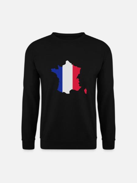 Frankreich - Unisex Pullover - Schwarz