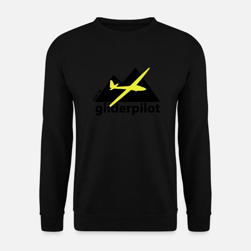 soaring-tv: gliderpilot - Unisex Pullover - Schwarz