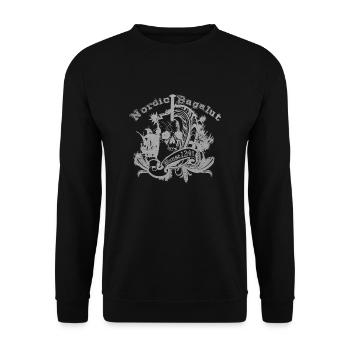 Nordic Bagalut - Unisex Pullover - Schwarz - Vorne - Alina (178cm) & Michal (187cm)