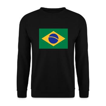 Brasilien - Unisex Pullover - Schwarz - Vorne - Alina (178cm) & Michal (187cm)