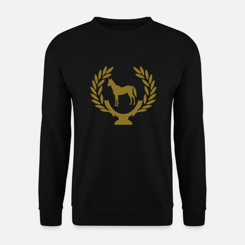 pferd - Unisex Pullover - Schwarz