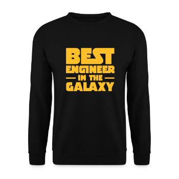 Best Engineer In The Galaxy - Sweat-shirt Unisexe - noir - Devant - Alina (178cm) & Michal (187cm)
