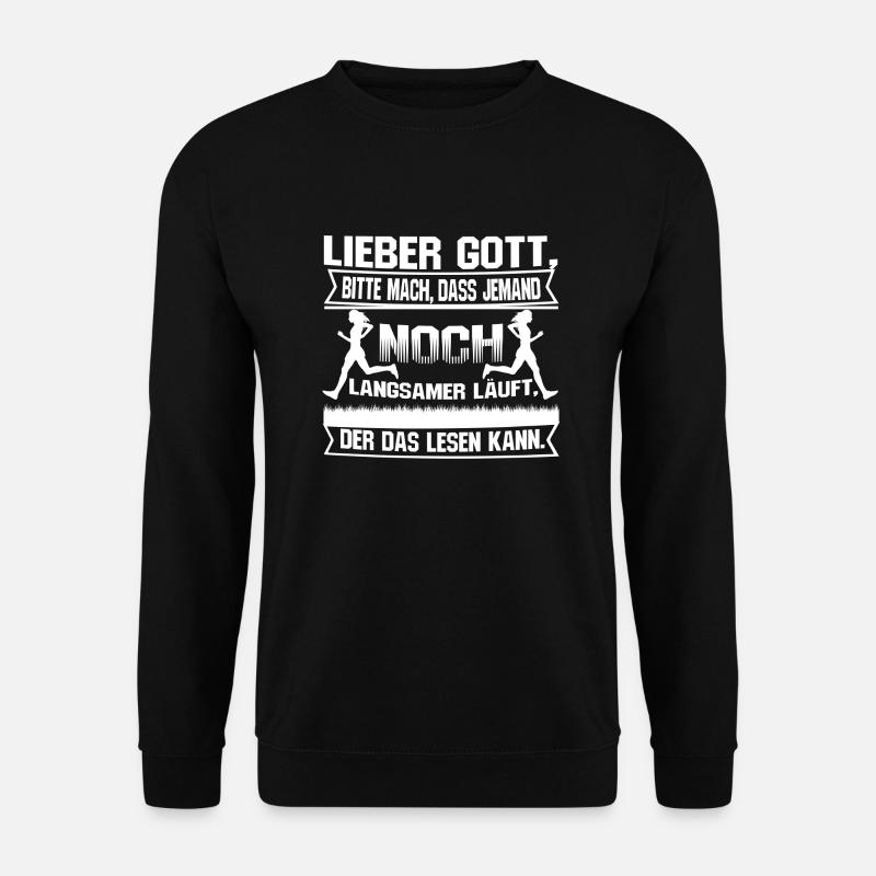Bitte mach, dass ... - Unisex Pullover - Schwarz