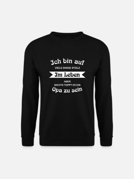 Opa sein - Unisex Pullover - Schwarz