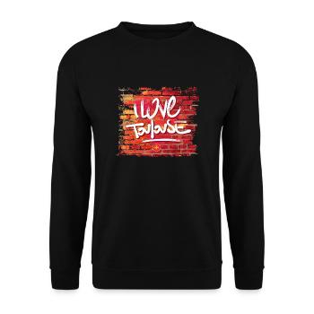 Toulouse - Sweat-shirt Unisexe - noir - Devant - Alina (178cm) & Michal (187cm)