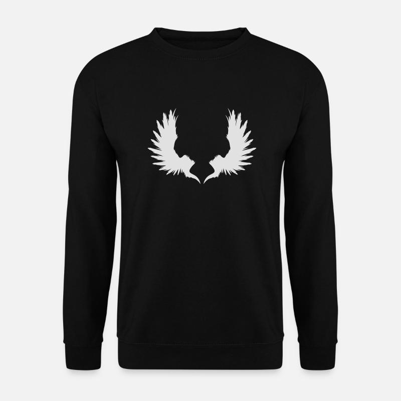 Flügel - Unisex Pullover - Schwarz