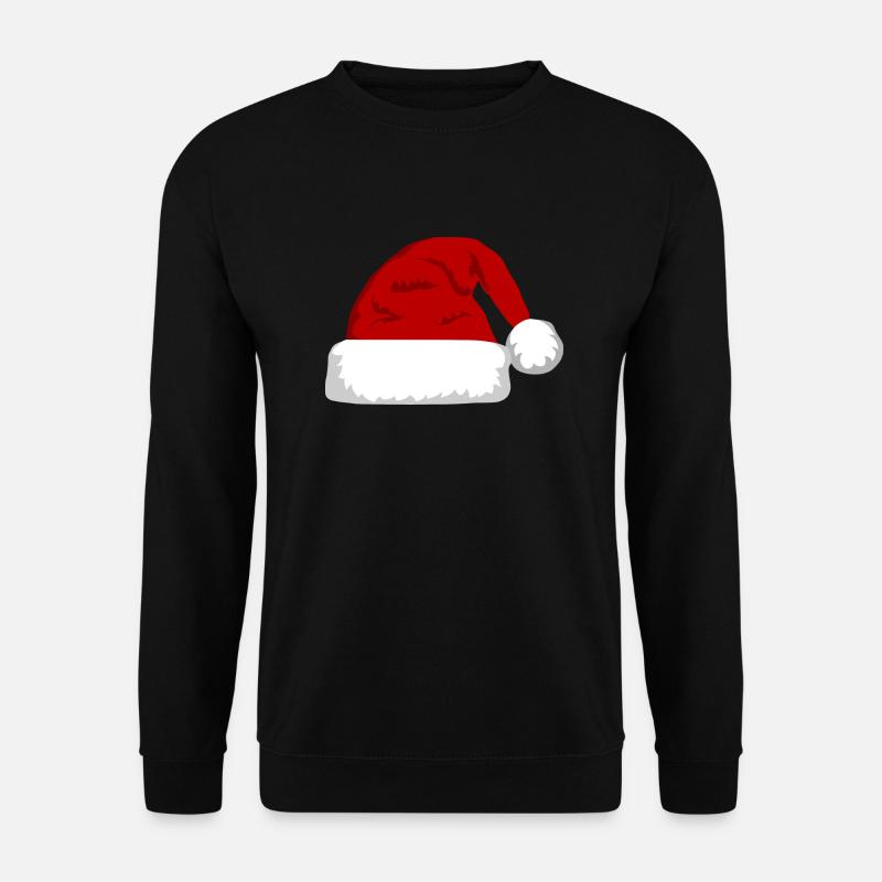 Weihnachtsmann Mütze - Unisex Pullover - Schwarz