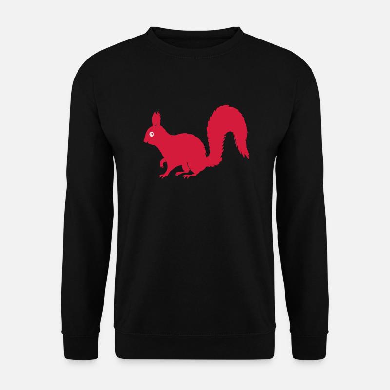 Rotes Eichhorn - Unisex Pullover - Schwarz