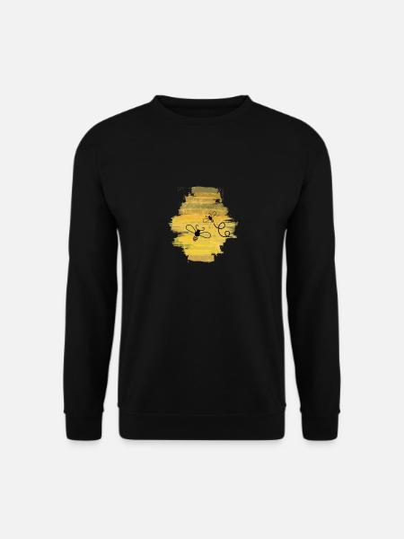 bee honey - Sweat-shirt Unisexe - noir