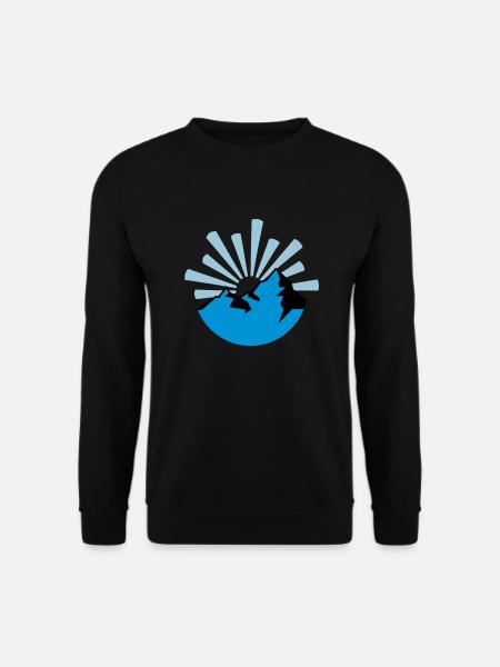 Berge - Unisex Pullover - Schwarz