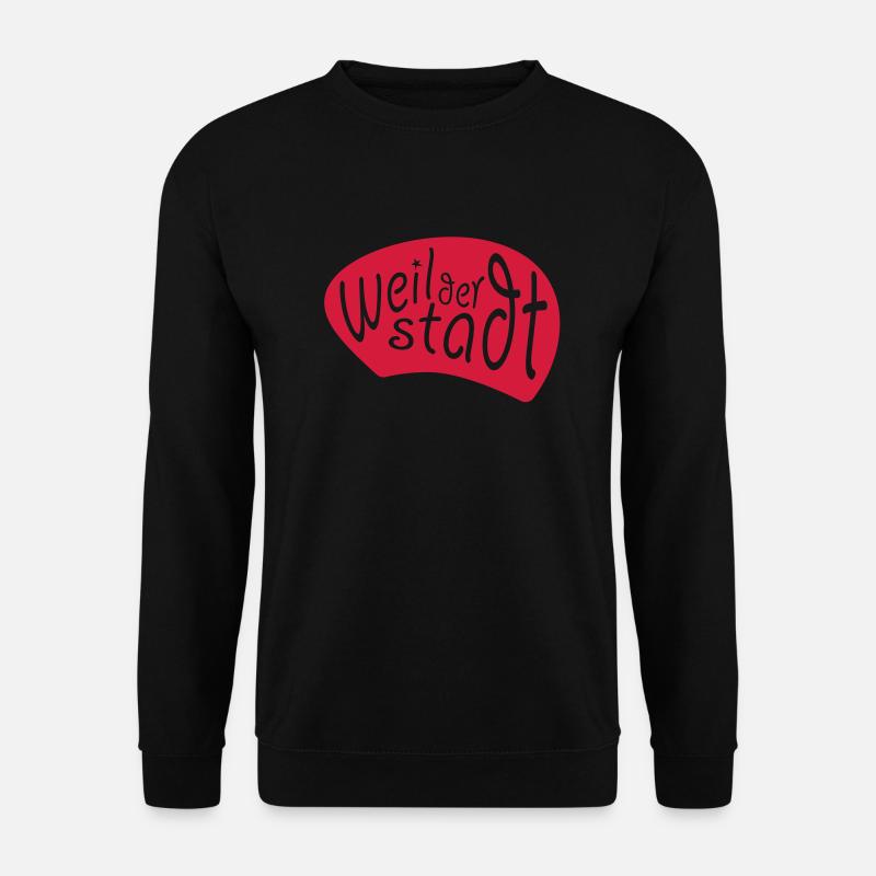 Weil der Stadt - Unisex Pullover - Schwarz