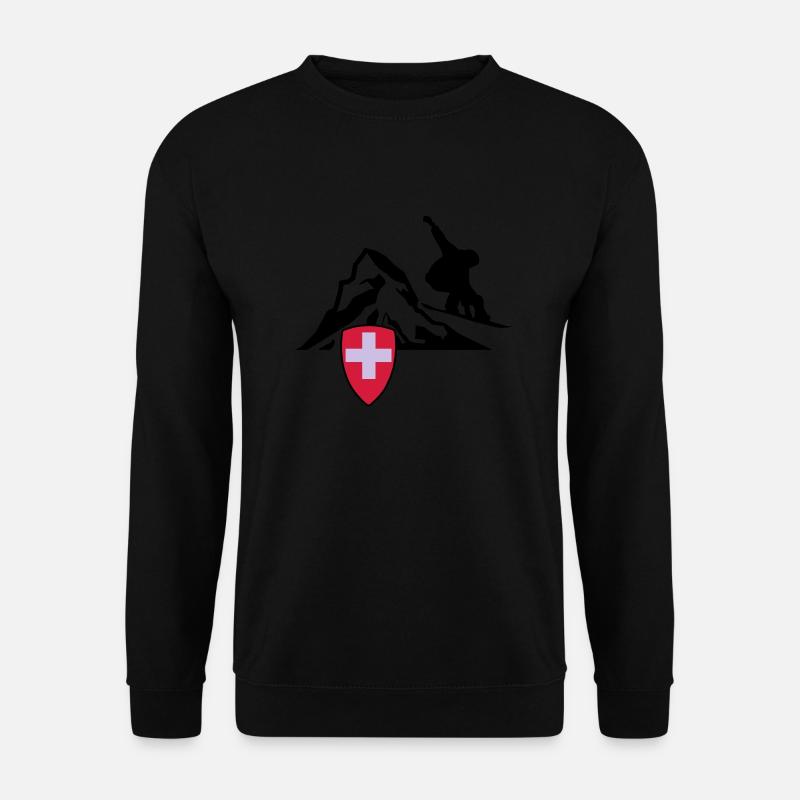 Matterhorn Zermatt Suisse - Sweat-shirt Unisexe - noir