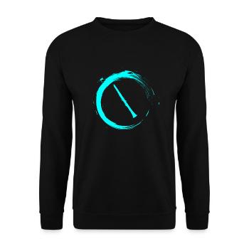 clarinet - Unisex Sweatshirt - black - Front - Alina (178cm) & Michal (187cm)