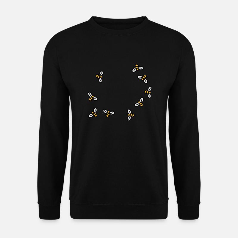 Bees - Unisex Pullover - Schwarz