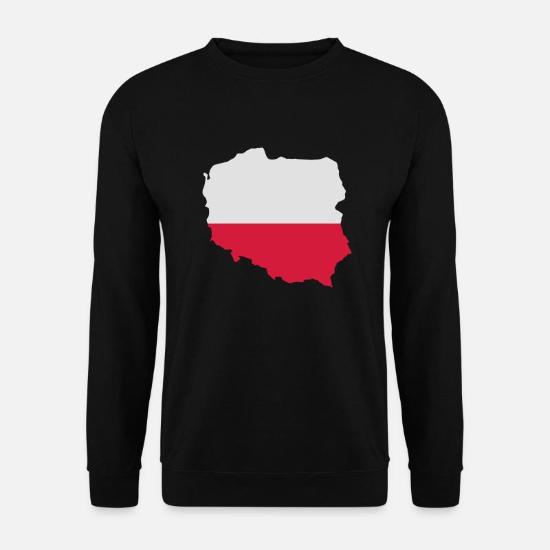 polen - Unisex Pullover - Schwarz