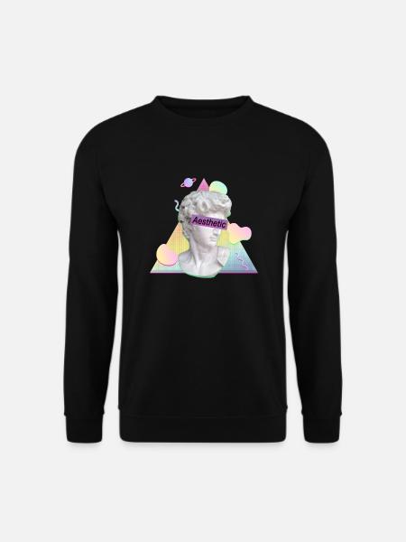 Vaporwave Aesthetic - Unisex Pullover - Schwarz